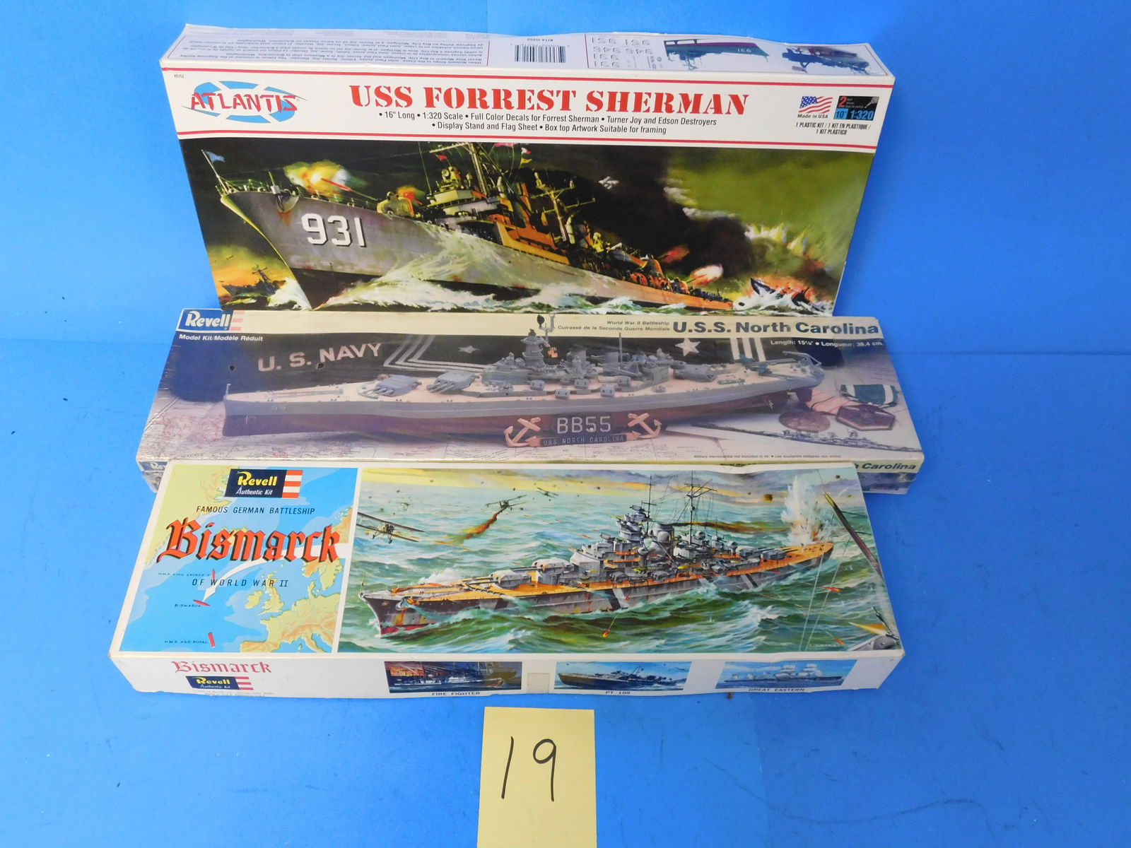 Revell and Atlantis Ship Model Kits (1 of 5)