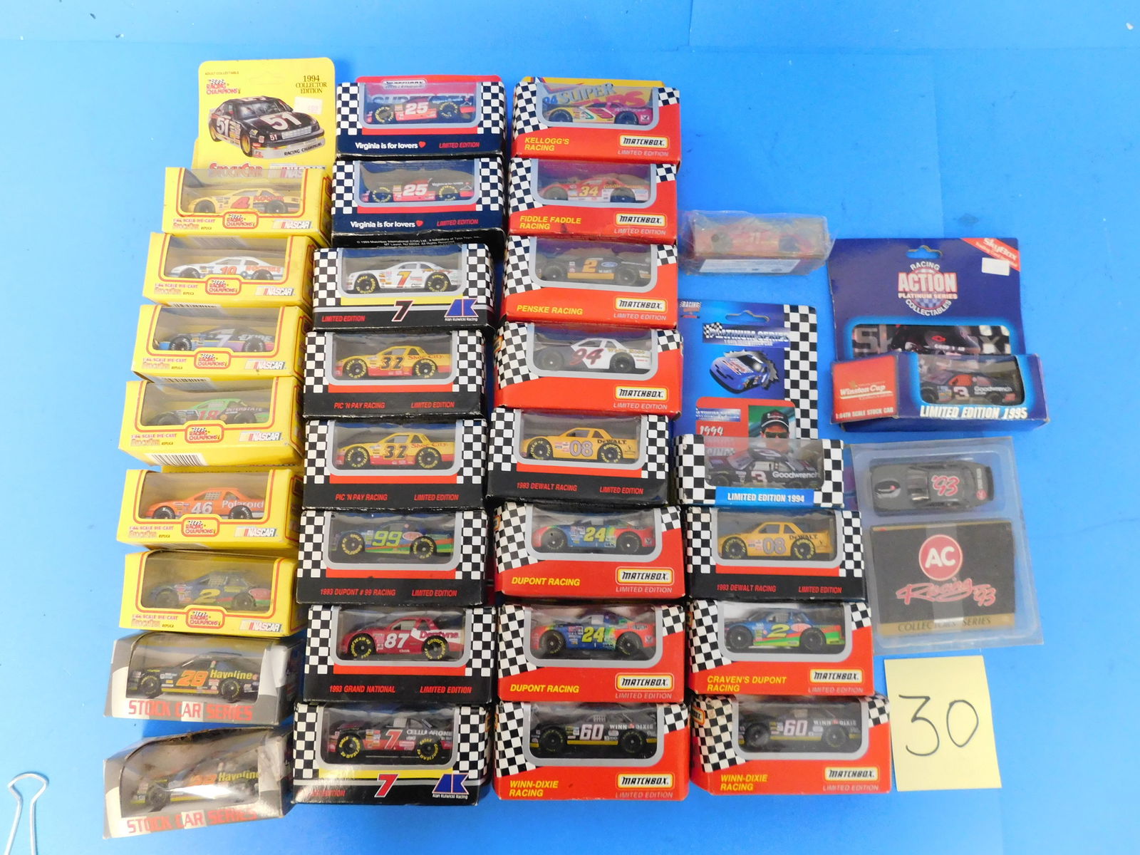Large Lot of 1/64 Diecast nascar Matchbox and Others (1 of 4)
