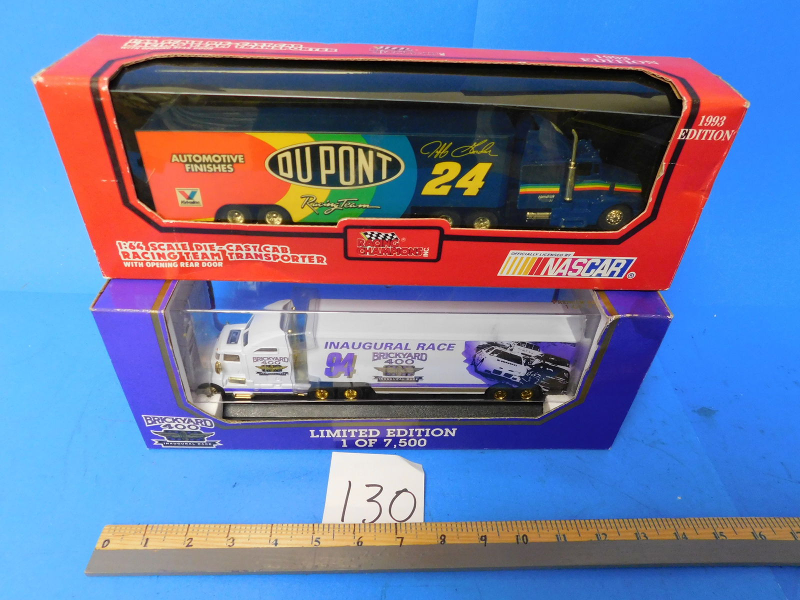Racing Champion NASCAR Dupont Brickyard 400 1:64 Tractor Trailers (1 of 4)