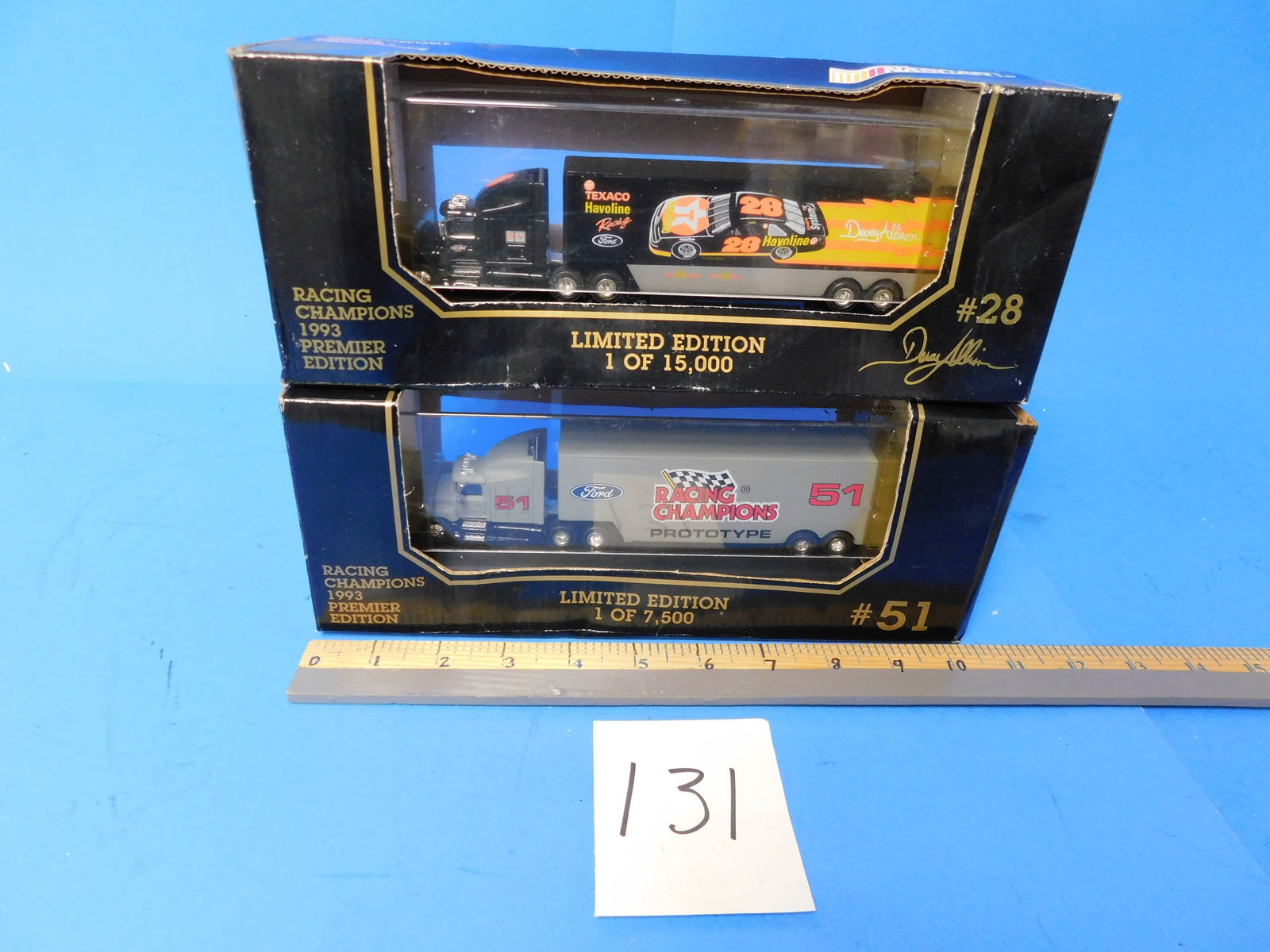 Racing Champion 1:87 Nascar Diecast Limited Edition Tractor Trailers Havoline FORD (1 of 2)