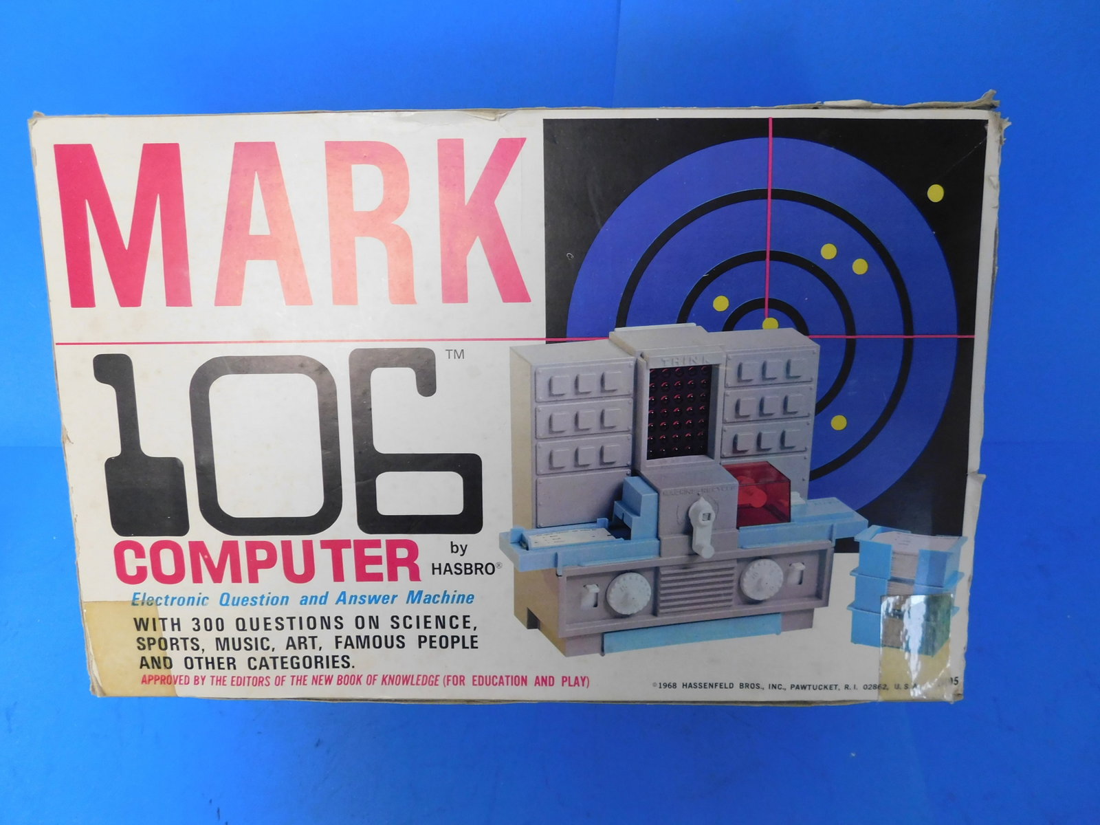 Hasbro Vintage Mark 106 Computer with Box: Vintage Mark 106 Computer by Hasbro in Box. Contains computer cards