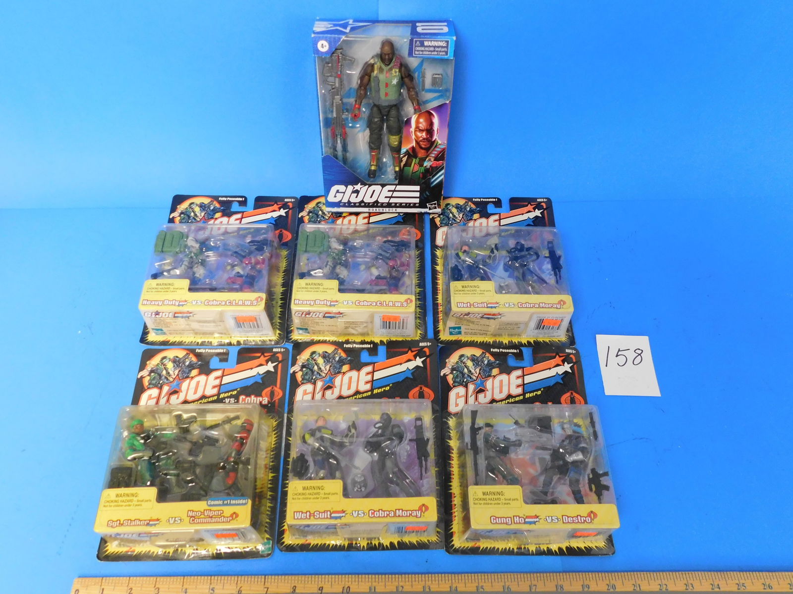 Hasbro Gi Joe vs Cobara Carded Figure and Classified Figures (1 of 4)