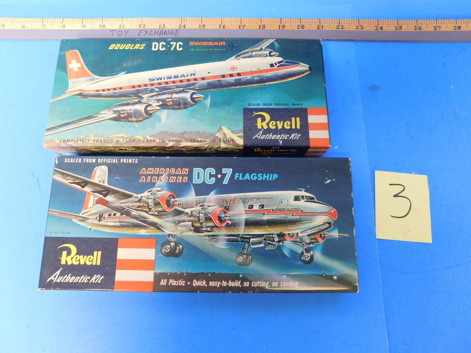 Revell Vintage Plane kits DC-7 and DC-7C. (1 of 3)