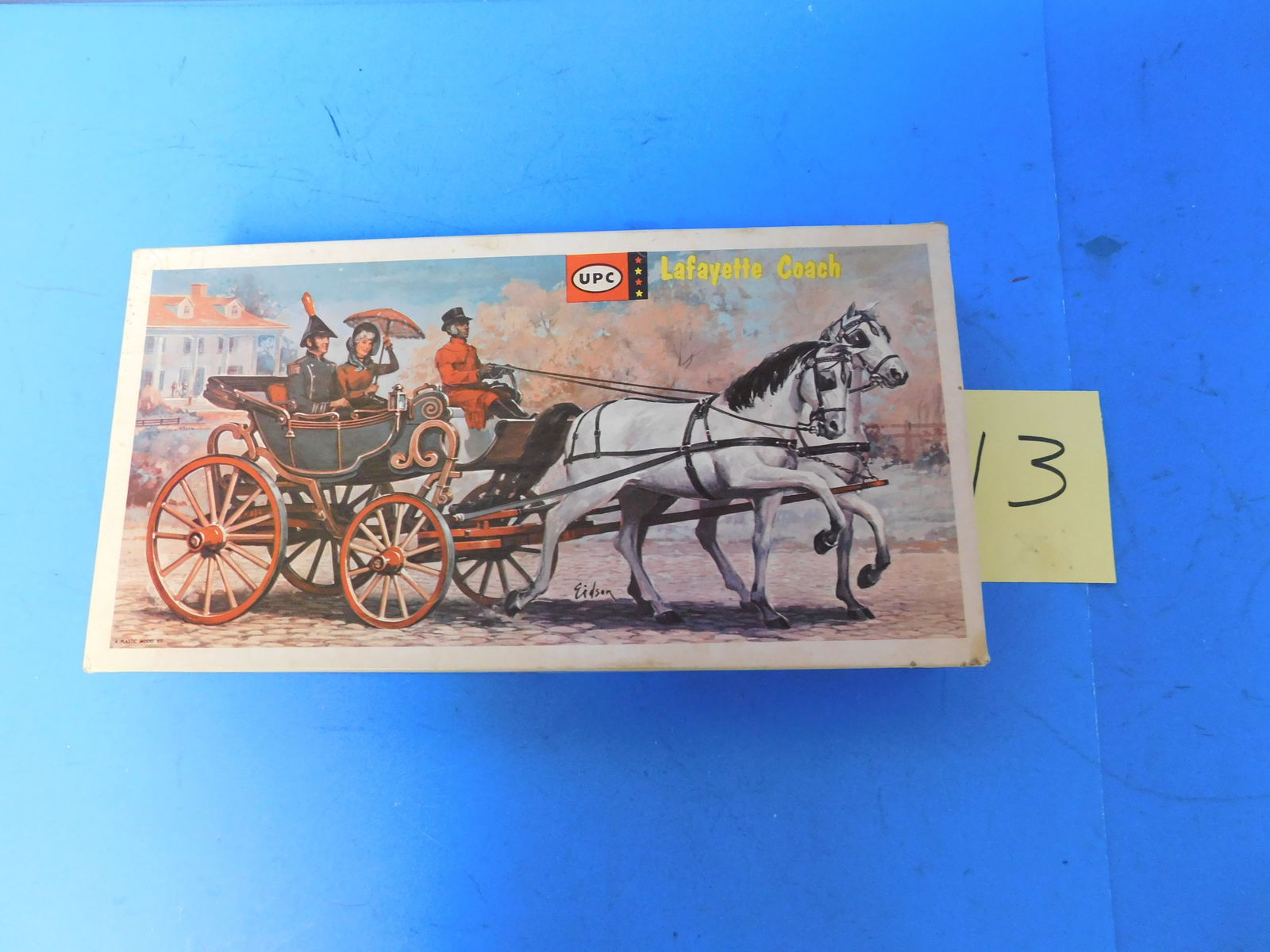 UPC Lafayette Coach Vintage Model Kit. New in open box. Parts in Bag (1 of 3)