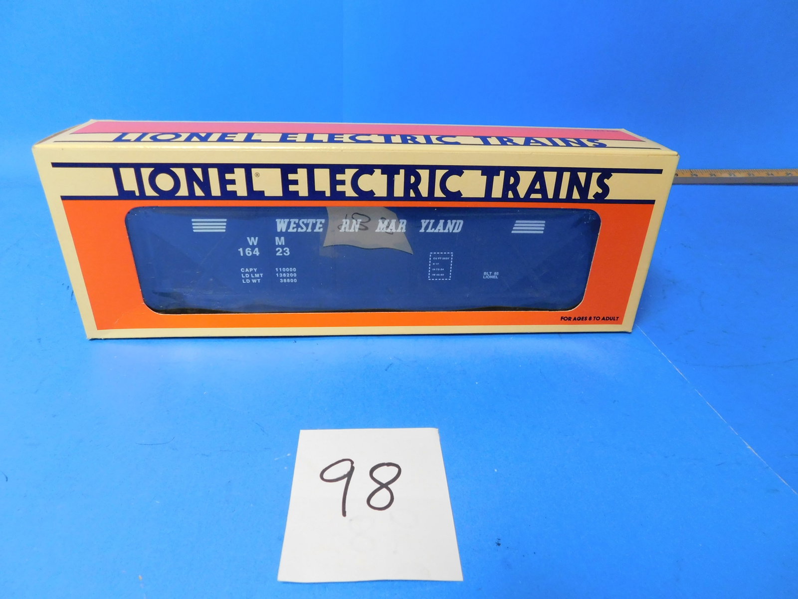 lionel Western Maryland Hopper 6-16423. new in box: Lionel 6-16423 Western Maryland Hopper. New in Box. Old store stock