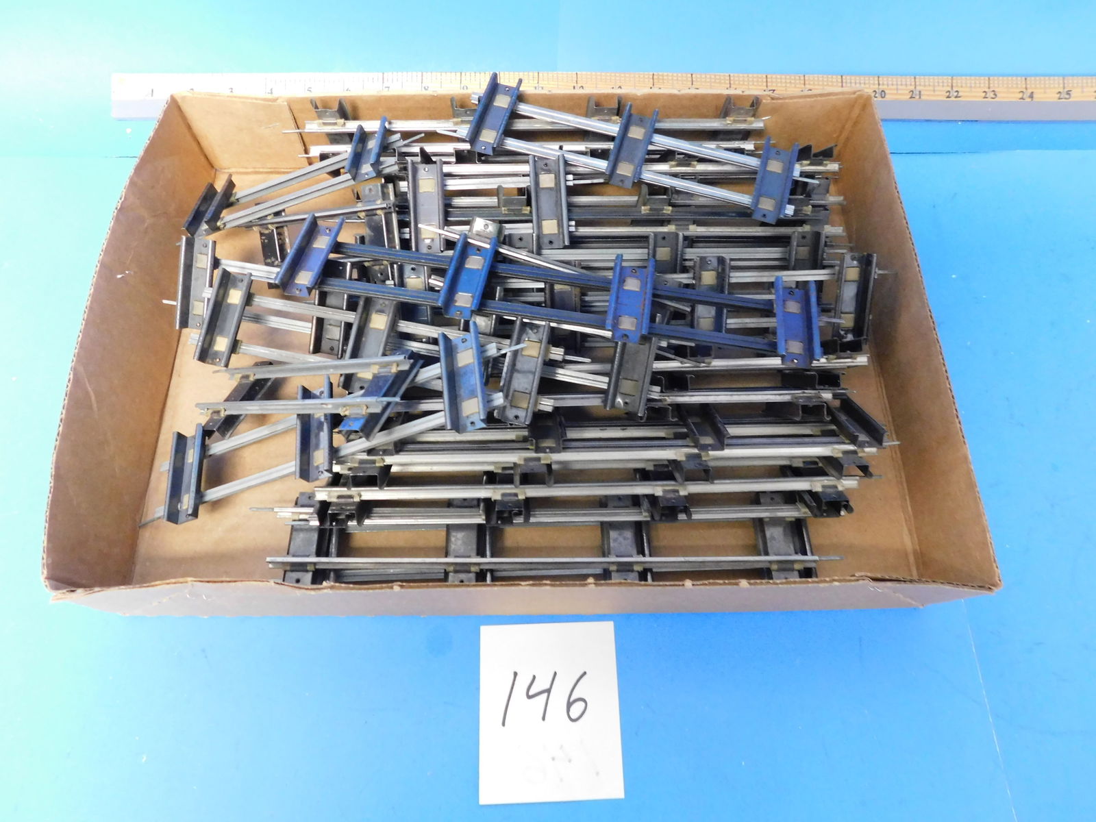 American Flyer Straight Track Vintage, approx 20 sections and additional short pieces (1 of 1)