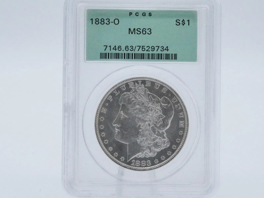 Silver Dollars: 1883 o morgan silver dollar ms63