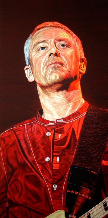 Mark Baker 4 pieces Oil & Acrylic 100x50cm each - 3