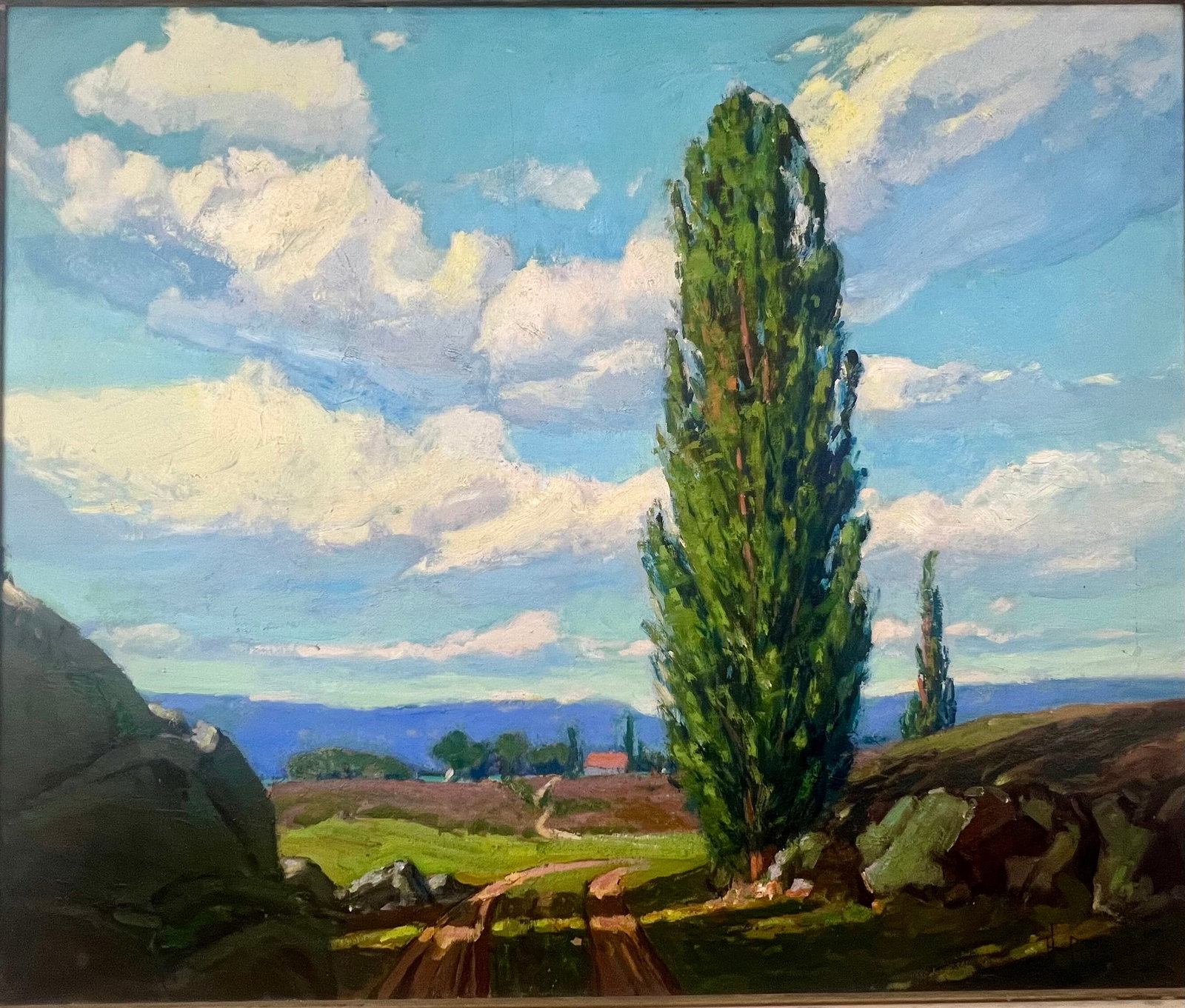 Harry William Powers (American 1880 - 1957) Oil on Canvas.Titled 'Midsummer on Cape Ann' circa 1950. (1 of 12)