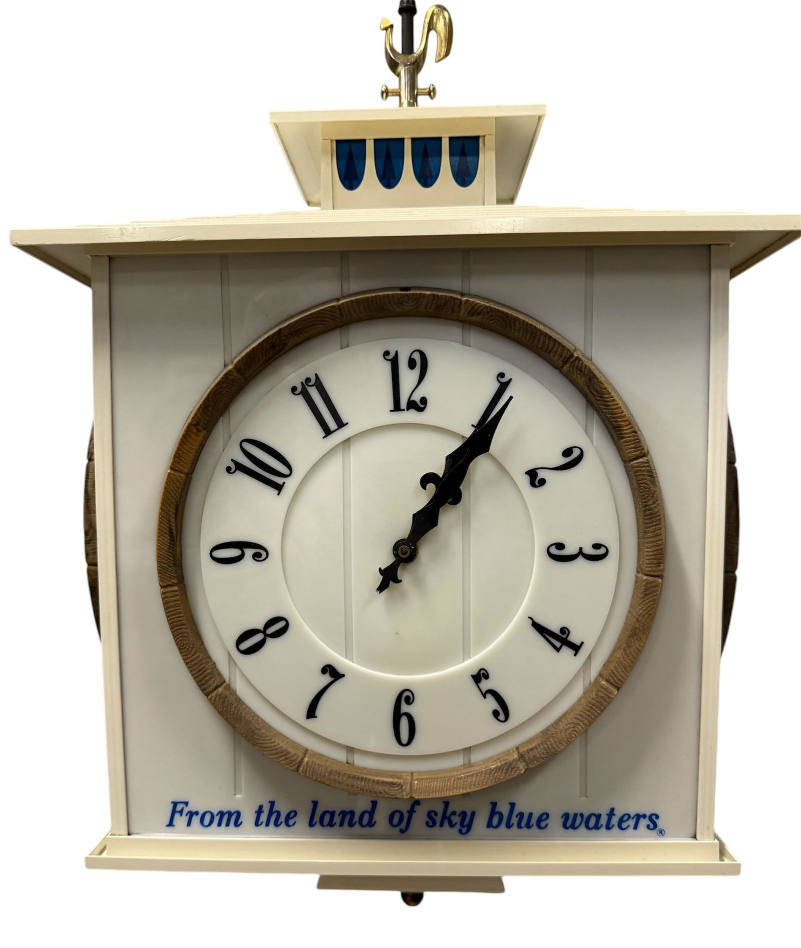 Excellent, HAMMS BEER 'Dominator' c. 1950's/1960's, revolving advertising clock. (1 of 12)