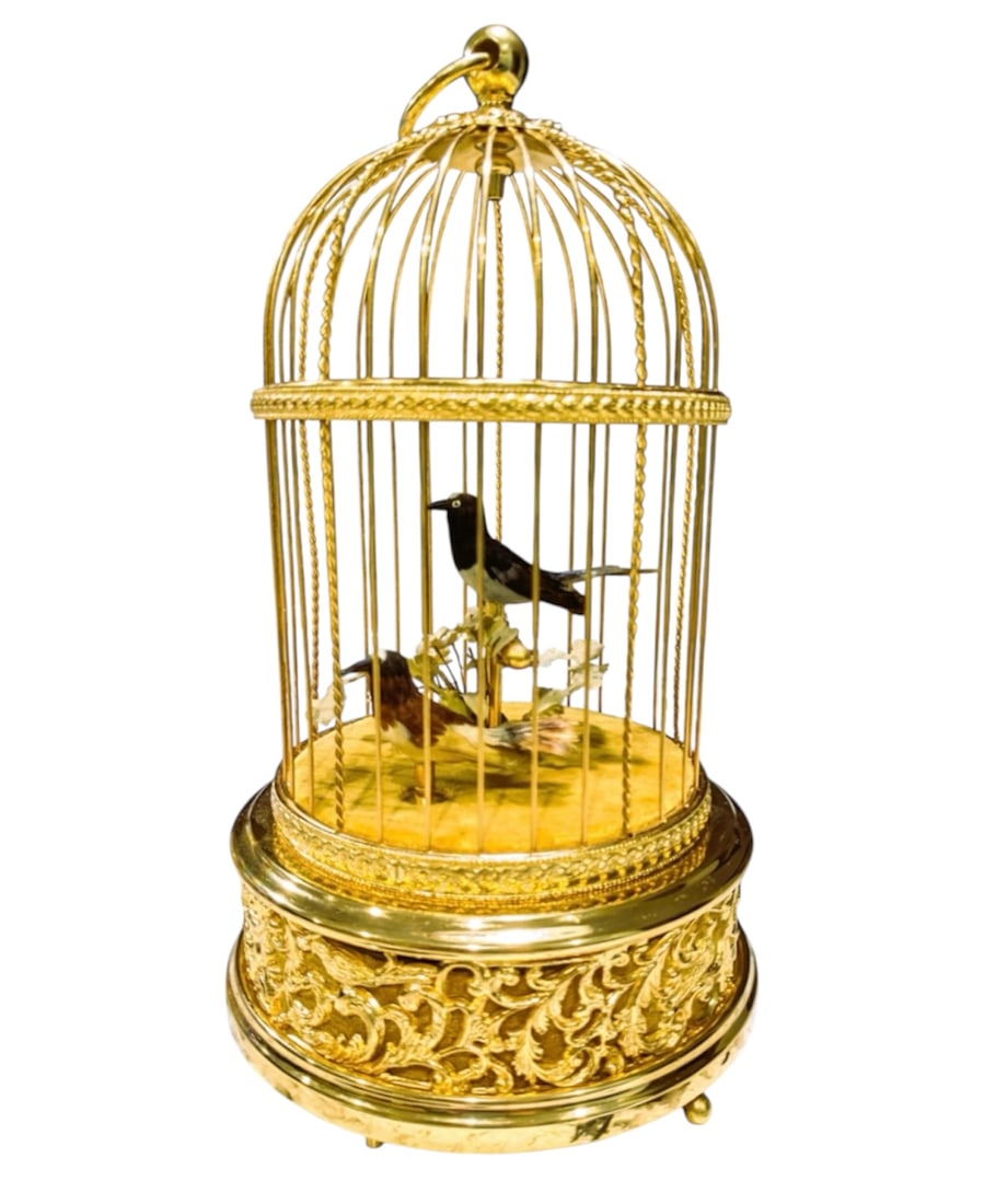 Two Bird, Reuge, Swiss Singing Bird Cage Automaton (1 of 10)