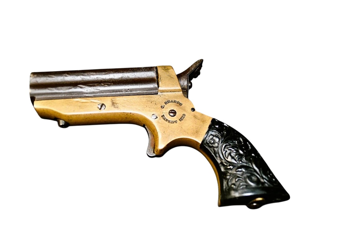 Old West C. Sharps Pepperbox Derringer .22 Short Caliber Pistol (1 of 5)