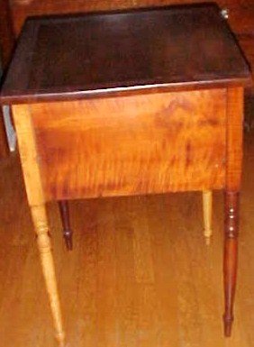 Tiger Maple 2-Drawer Night Stand - 2