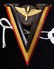 196: Vintage Bakelite Military Victory Pin