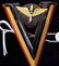 196: Vintage Bakelite Military Victory Pin - 2