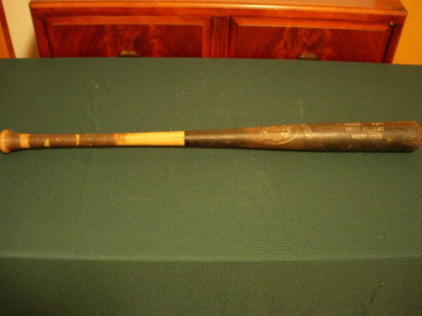 Game Used Bat - Astros Pitcher Brian Williams: Game Used Bat from former Houston Astros pitcher Brian Williams. Bat shows excellent game wear and pine tar. Stamped with BRIAN WILLIAMS HOUSTON ASTROS. Louisville Slugger model #C271