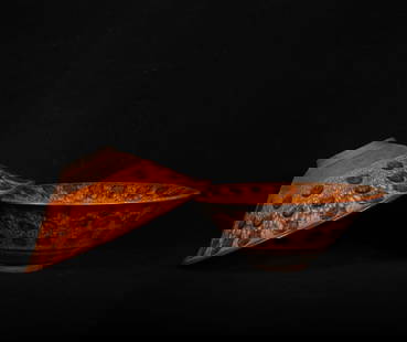 Chinese jianyao kiln porcelain bowl pair Song dynasty: Size: Width 22 cm - Height 8.2 cm Materials: Porcelain Time Period: Song dynasty Manufactured Date: 10th-c Period Origin: China