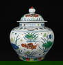 Chinese doucai porcelain jar Ming dynasty Zhengde Mark & Period