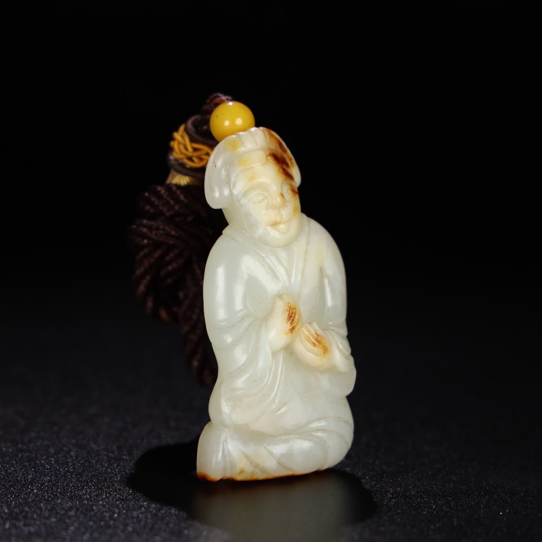 Chinese natural jade carved ornaments Qing dynasty: Size: Height 6.2 cm - Width 3.2 cm Materials: Natural Jade Time Period: Qing dynasty Manufactured Date: Qianlong Period Object: Chinese Antique ⛨ Purchase With Confidence ✔ Verified