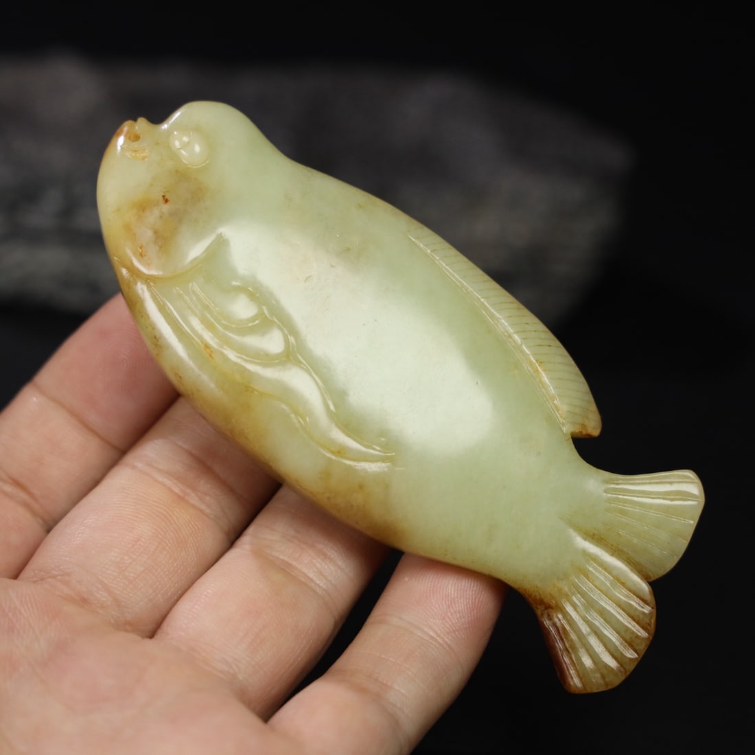 Chinese natural jade carved ornaments Qing dynasty (1 of 9)