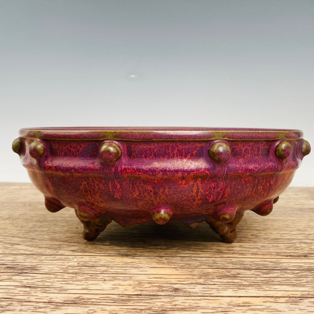 Chinese jun kiln porcelain washer Song dynasty: Size: Width 22.5 cm - Height 8.5 cm Materials: Porcelain Time Period: Song dynasty Manufactured Date: 10th-c Period Object: Chinese Antique ⛨ Purchase With Confidence ✔ Verified Auc