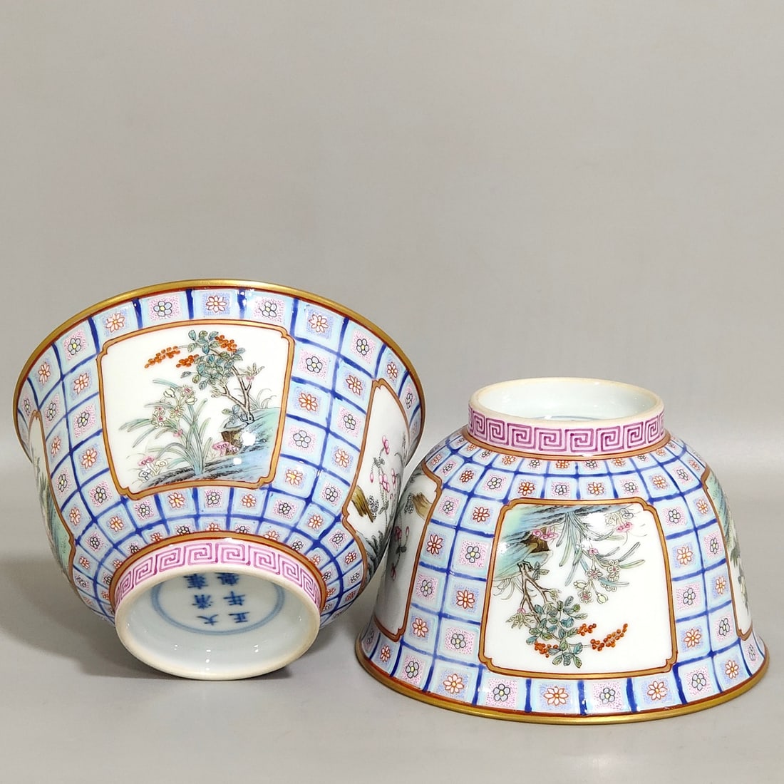 Chinese famille rose porcelain bowl pair Qing dynasty Yongzheng Mark & Period: Size: Width 9.9 cm - Height 6.3 cm Materials: Porcelain Time Period: Qing dynasty Manufactured Date: Yongzheng Mark & Period Object: Chinese Antique ⛨ Purchase With Confidence ✔ Ver