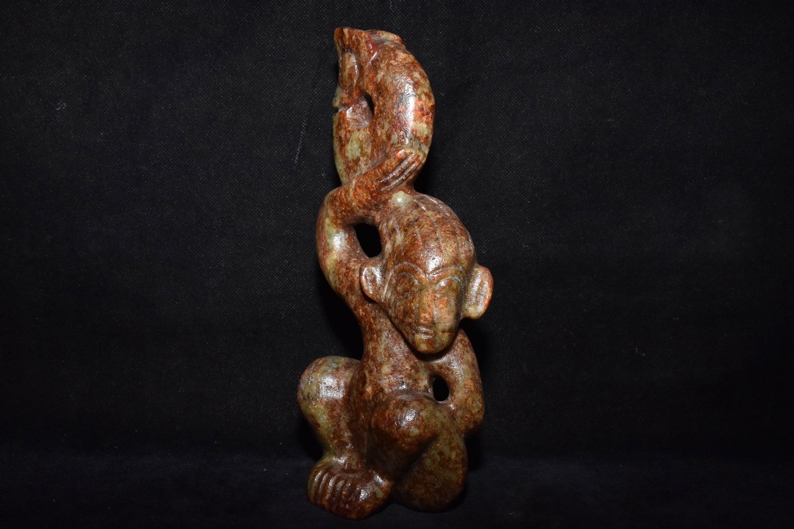 Chinese Hongshan culture jade carved ornaments (1 of 10)