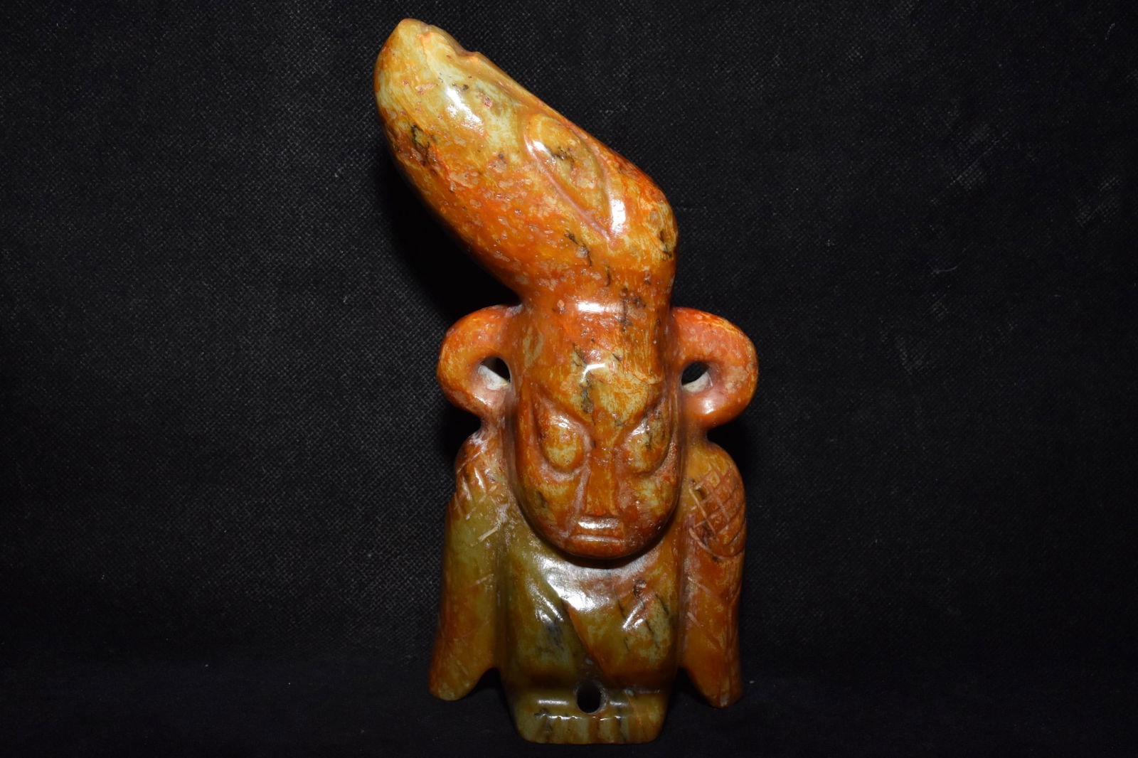 Chinese Hongshan culture jade carved ornaments (1 of 10)