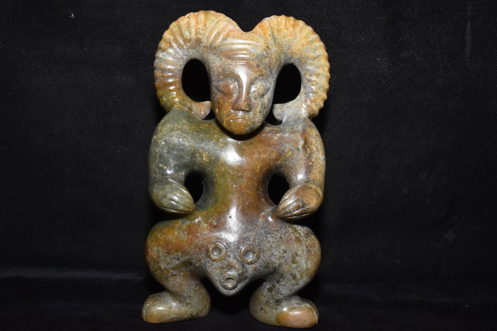 Chinese Hongshan culture jade carved ornaments: Size: Height 20.5 cm - Width 12 cm Materials: Natural Jade Time Period: Hongshan Culture Manufactured Date: 3000-BC Object: Chinese Antique ⛨ Purchase With Confidence ✔ Verified Auc