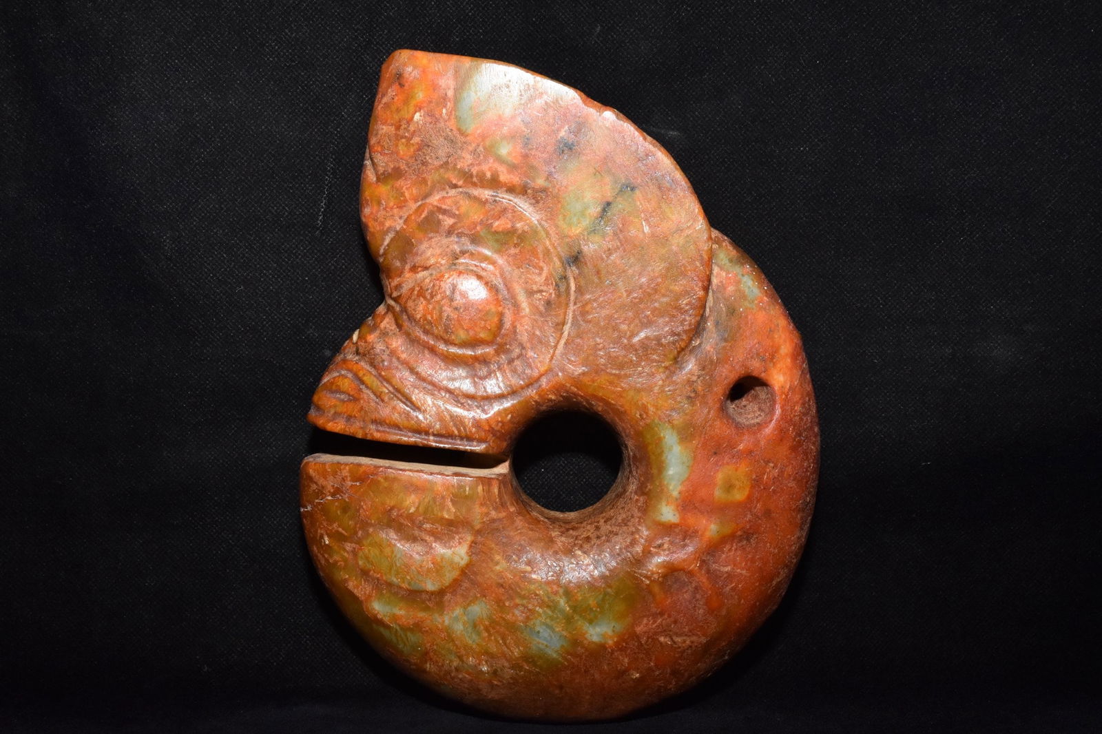 Chinese Hongshan culture jade carved ornaments (1 of 10)