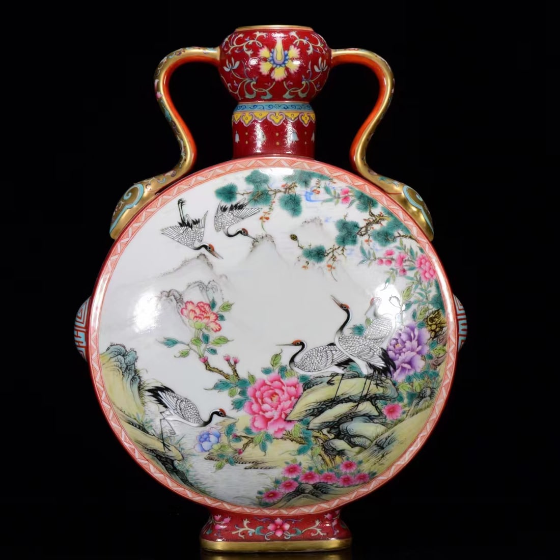 Chinese famille rose porcelain vase Qing dynasty Qianlong Mark & Period (1 of 9)