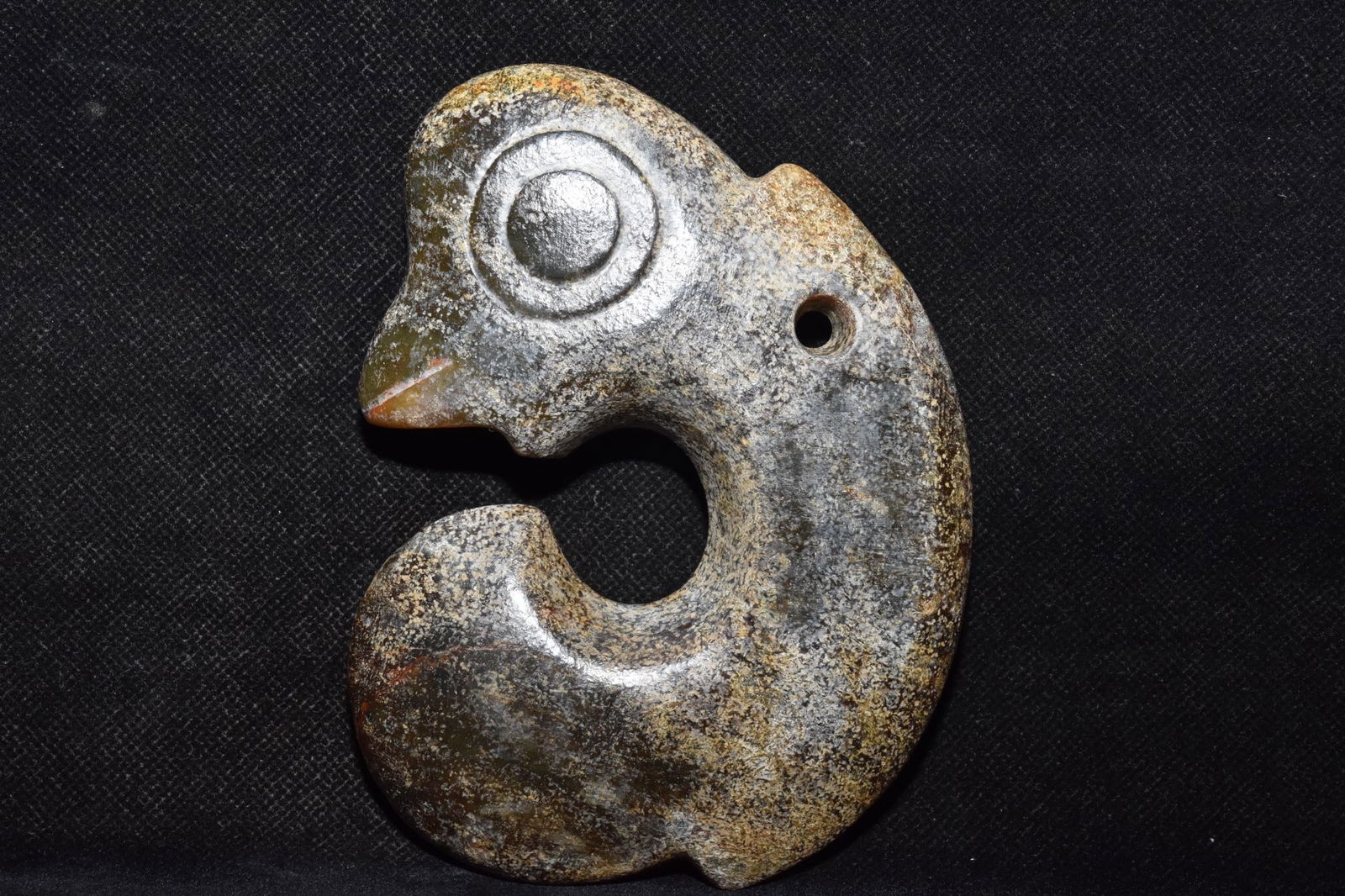 Chinese Hongshan culture jade carved ornaments (1 of 10)