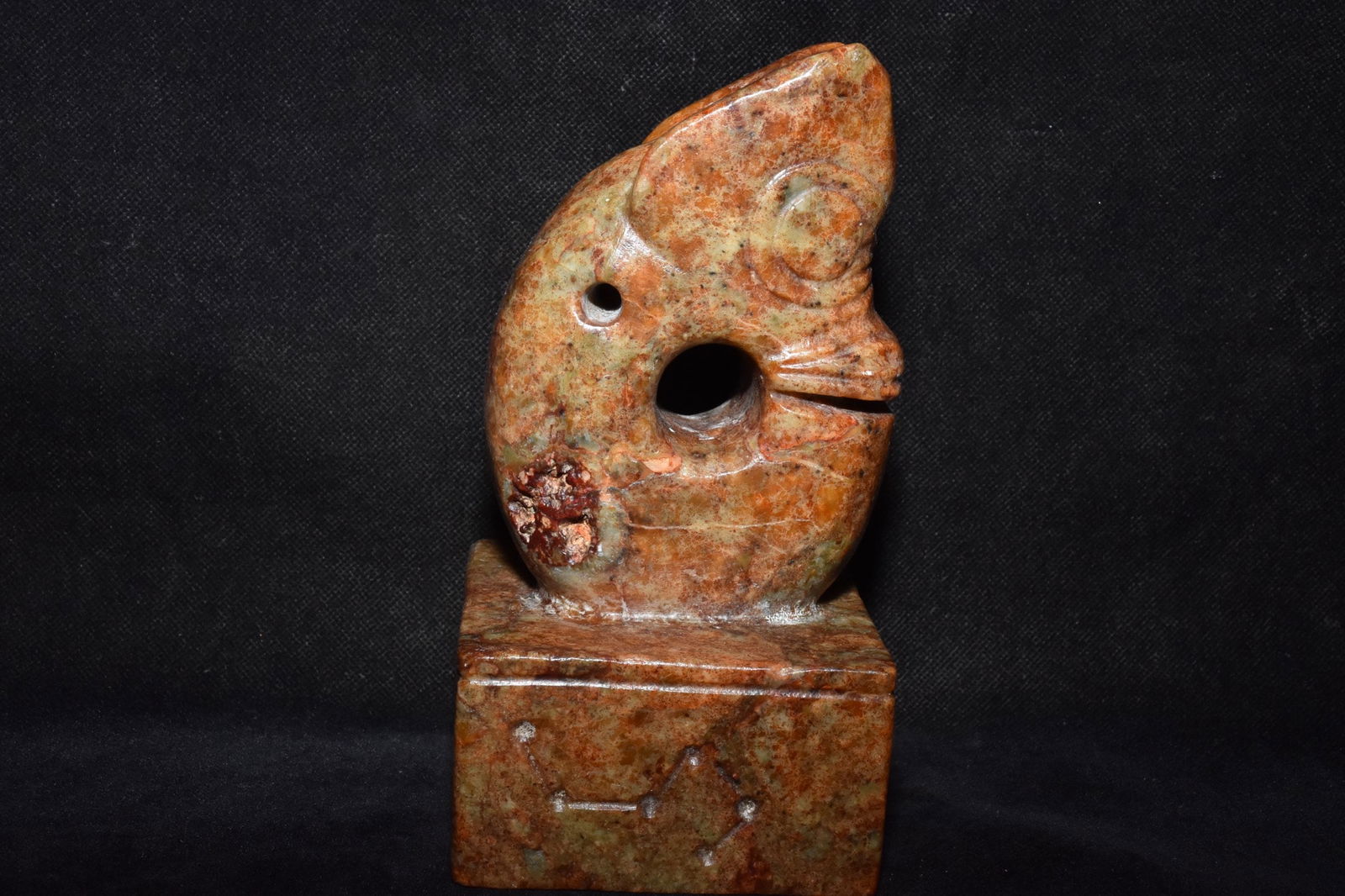 Chinese Hongshan culture jade carved ornaments: Size: Height 17.5 cm - Width 10 cm Materials: Natural Jade Time Period: Hongshan Culture Manufactured Date: 3000-BC Object: Chinese Antique ⛨ Purchase With Confidence✔ Verified