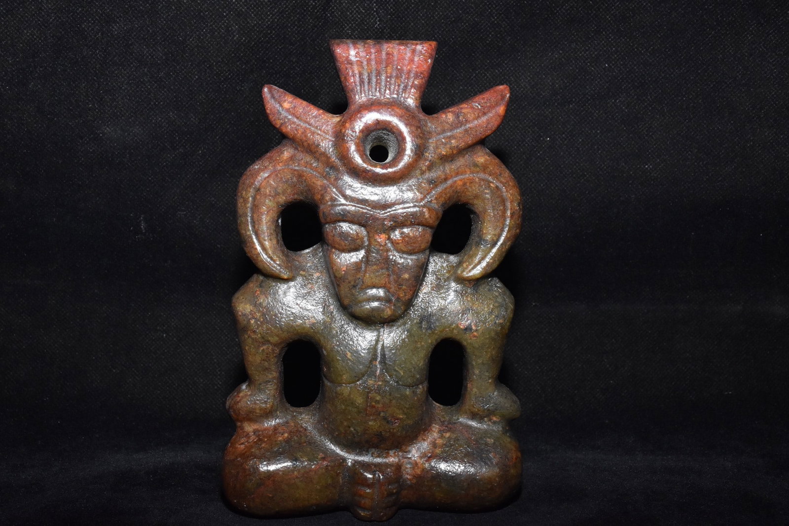 Chinese Hongshan culture jade carved ornaments (1 of 10)