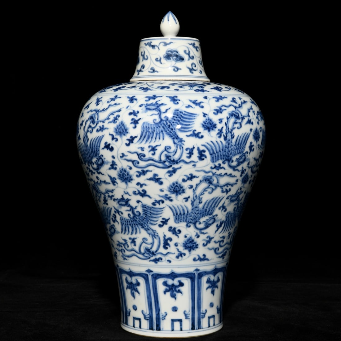 Chinese blue and white porcelain vase Ming dynasty Xuande Mark & Period (1 of 9)
