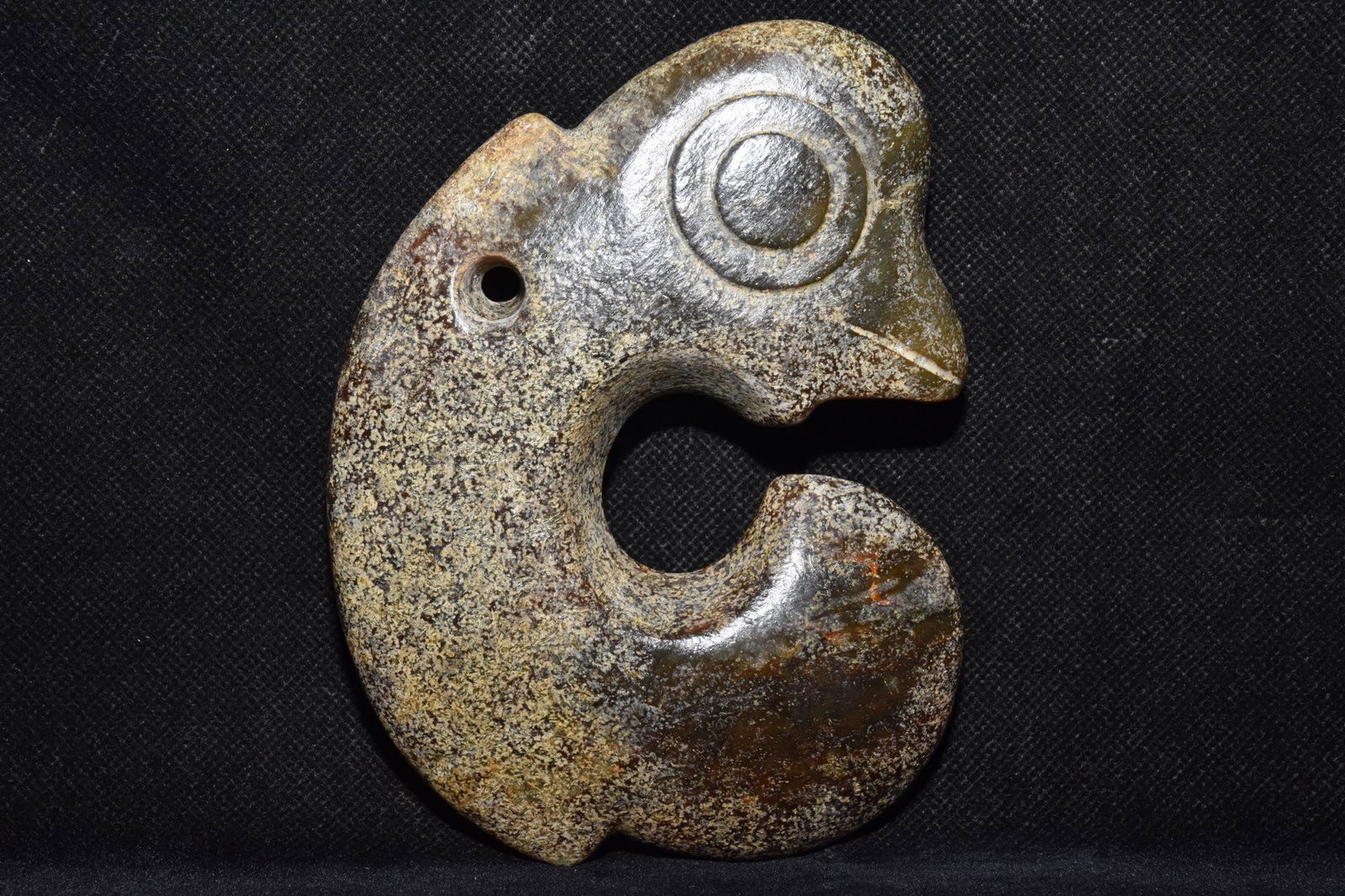 Chinese Hongshan culture jade carved ornaments (1 of 10)