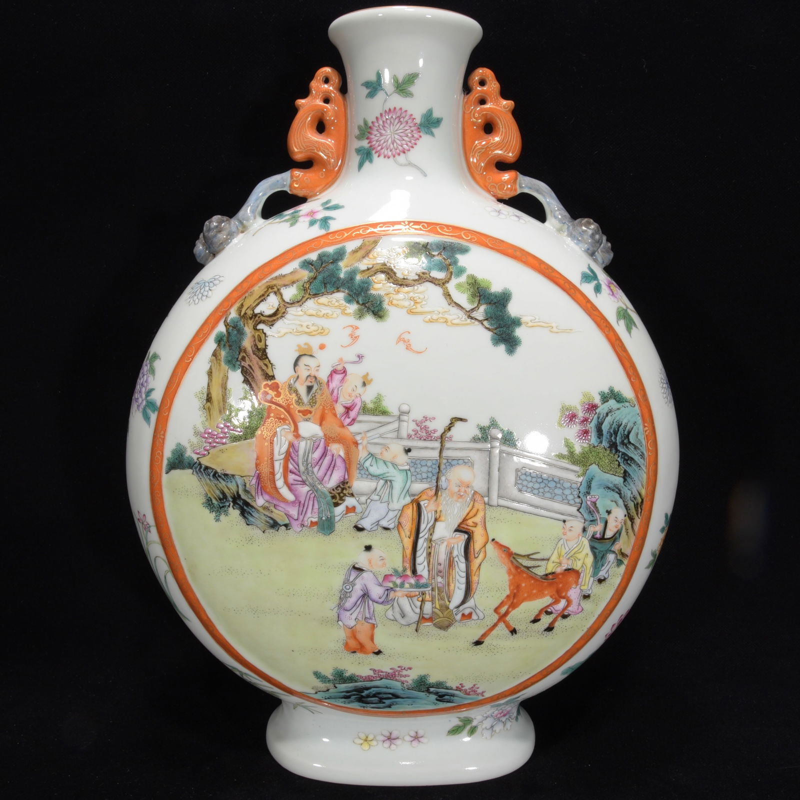 Chinese famille rose porcelain vase Qing dynasty Qianlong Mark & Period (1 of 9)