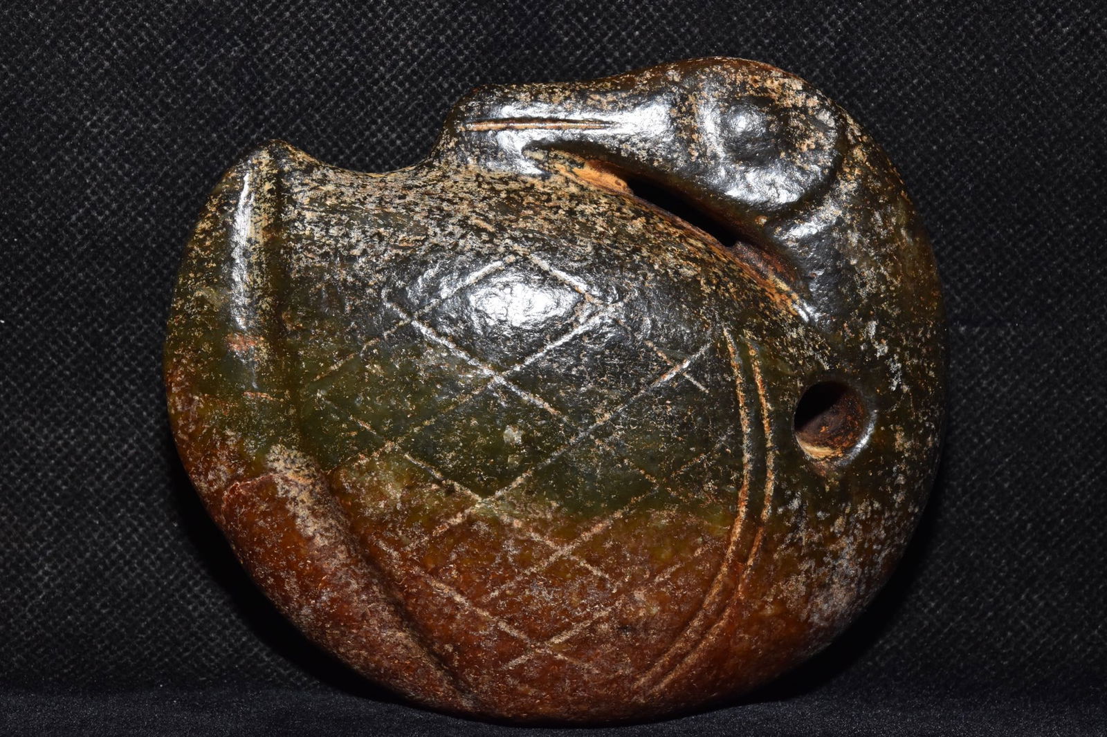 Chinese Hongshan culture jade carved ornaments (1 of 10)