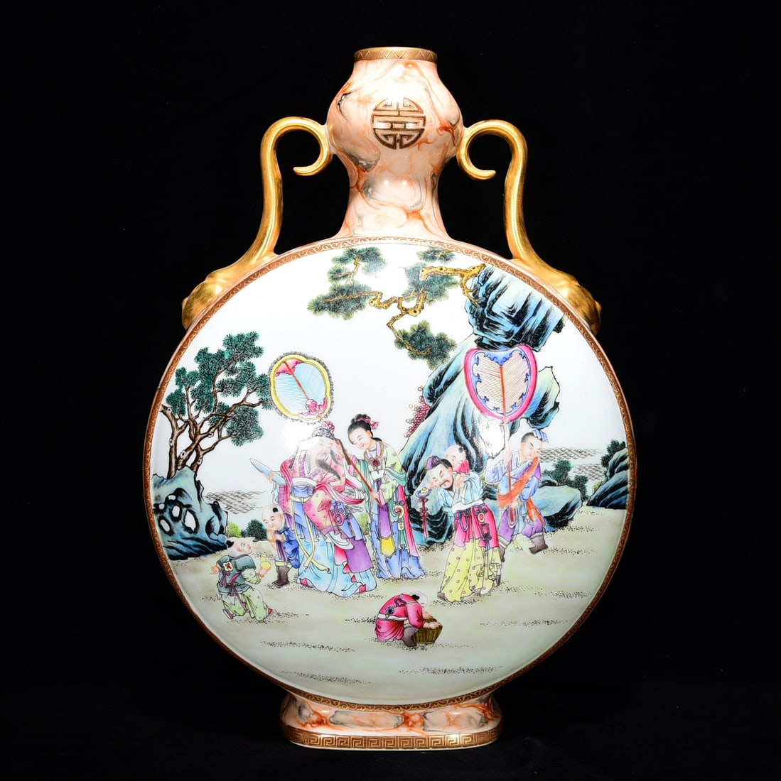 Chinese famille rose porcelain vase Qing dynasty Qianlong Mark & Period (1 of 9)