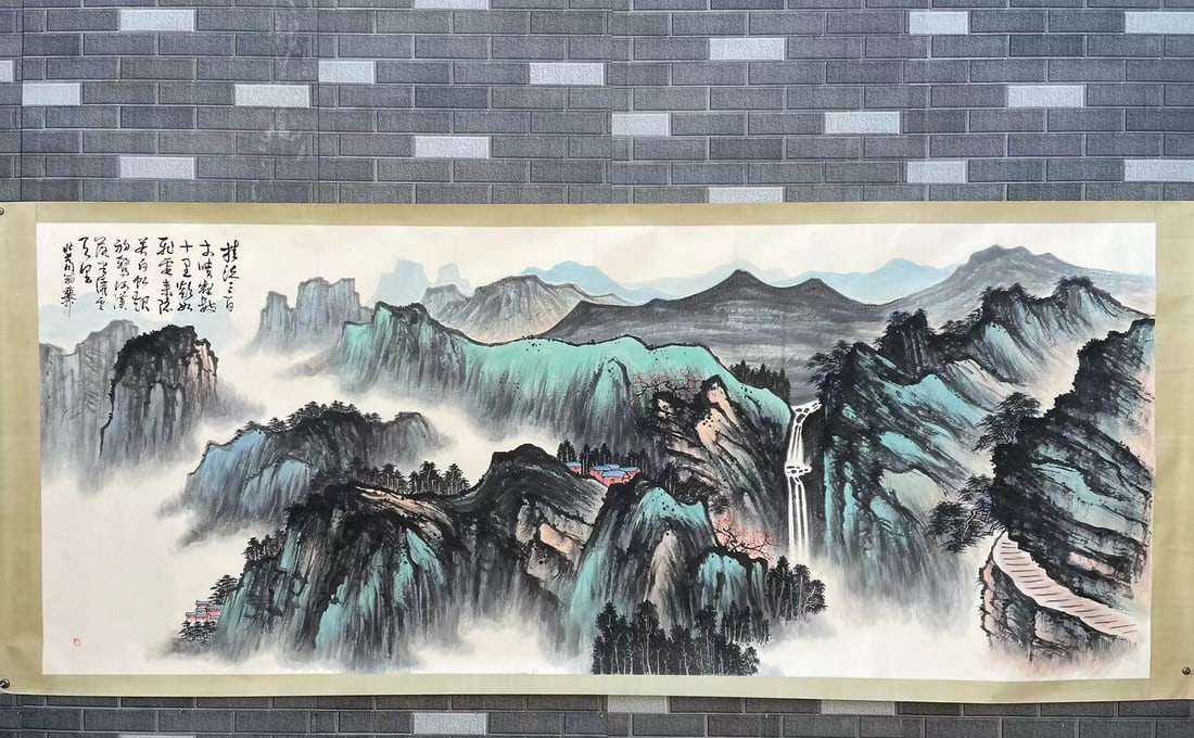 Chinese scroll painting Qing dynasty Xie Zhiliu (1 of 7)