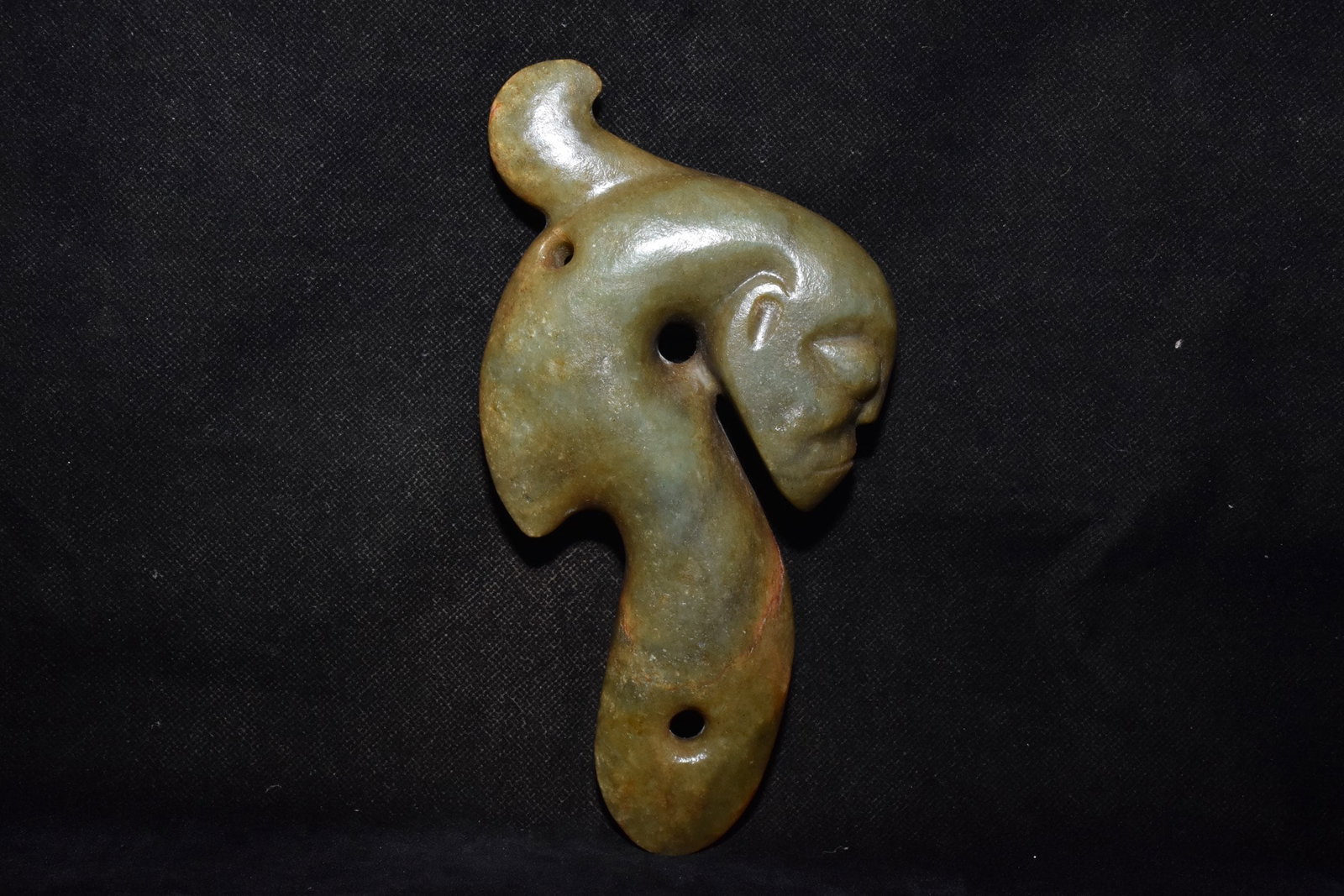 Chinese Hongshan culture jade carved ornaments (1 of 10)