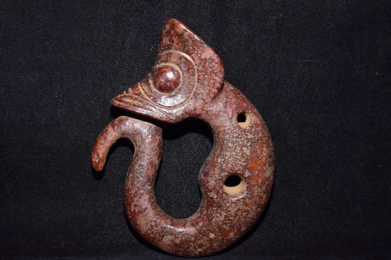 Chinese Hongshan culture jade carved ornaments (1 of 10)