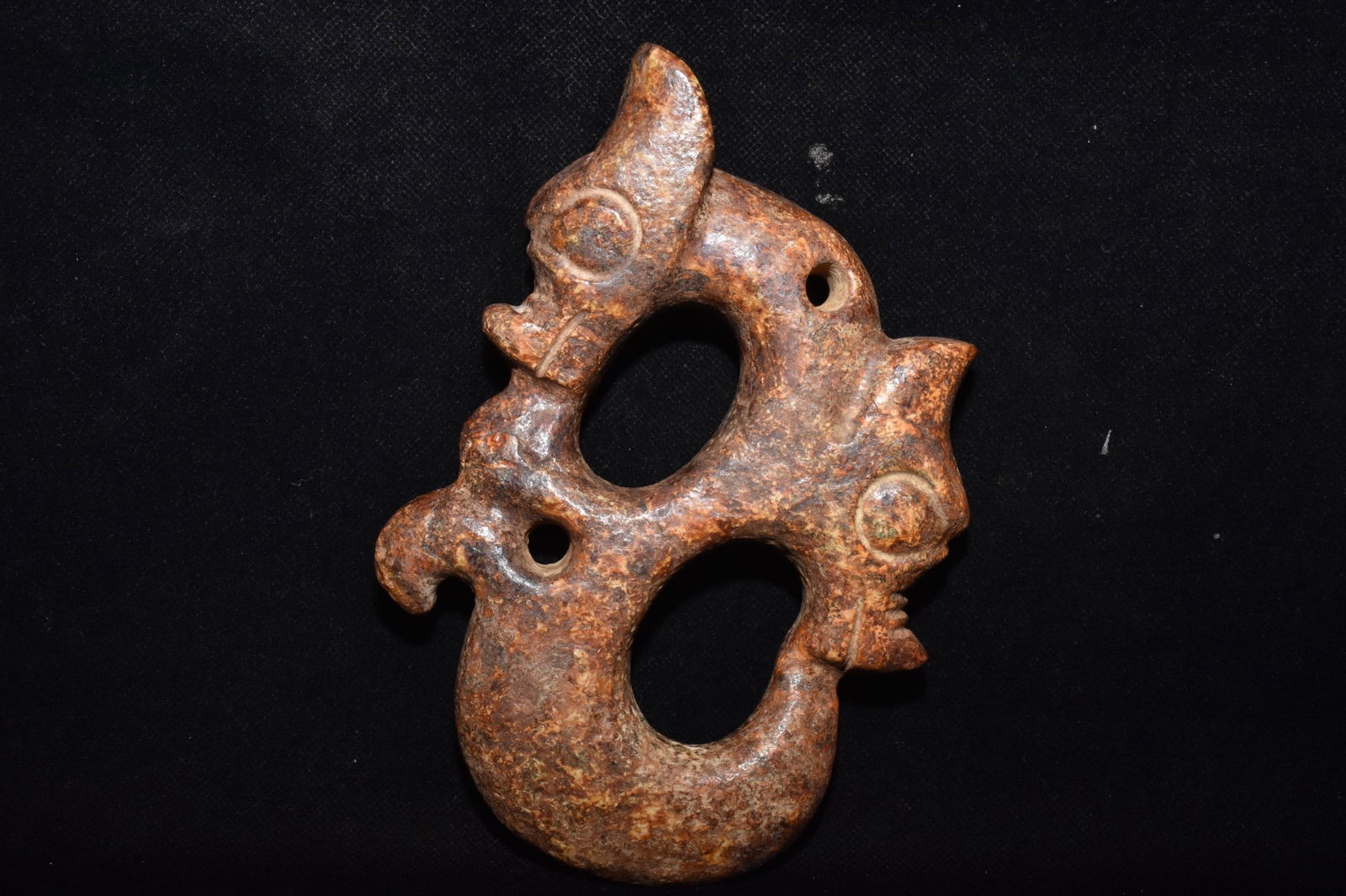 Chinese Hongshan culture jade carved ornaments (1 of 10)