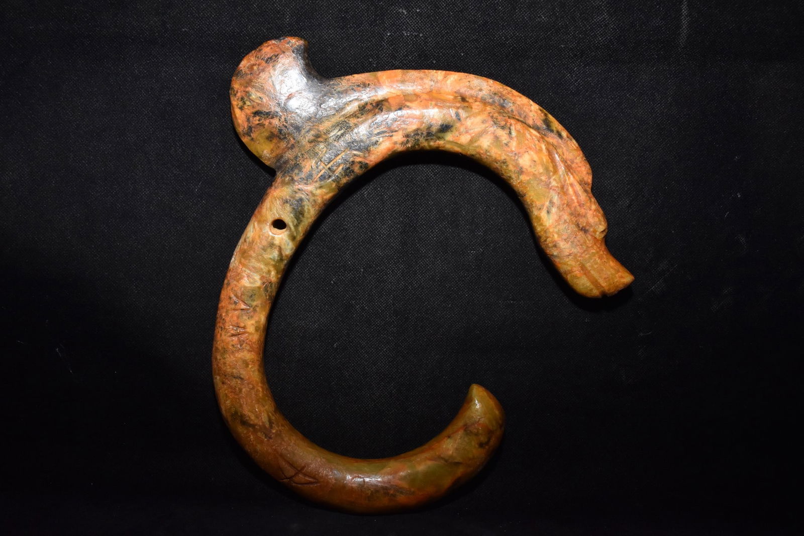 Chinese Hongshan culture jade carved ornaments (1 of 10)