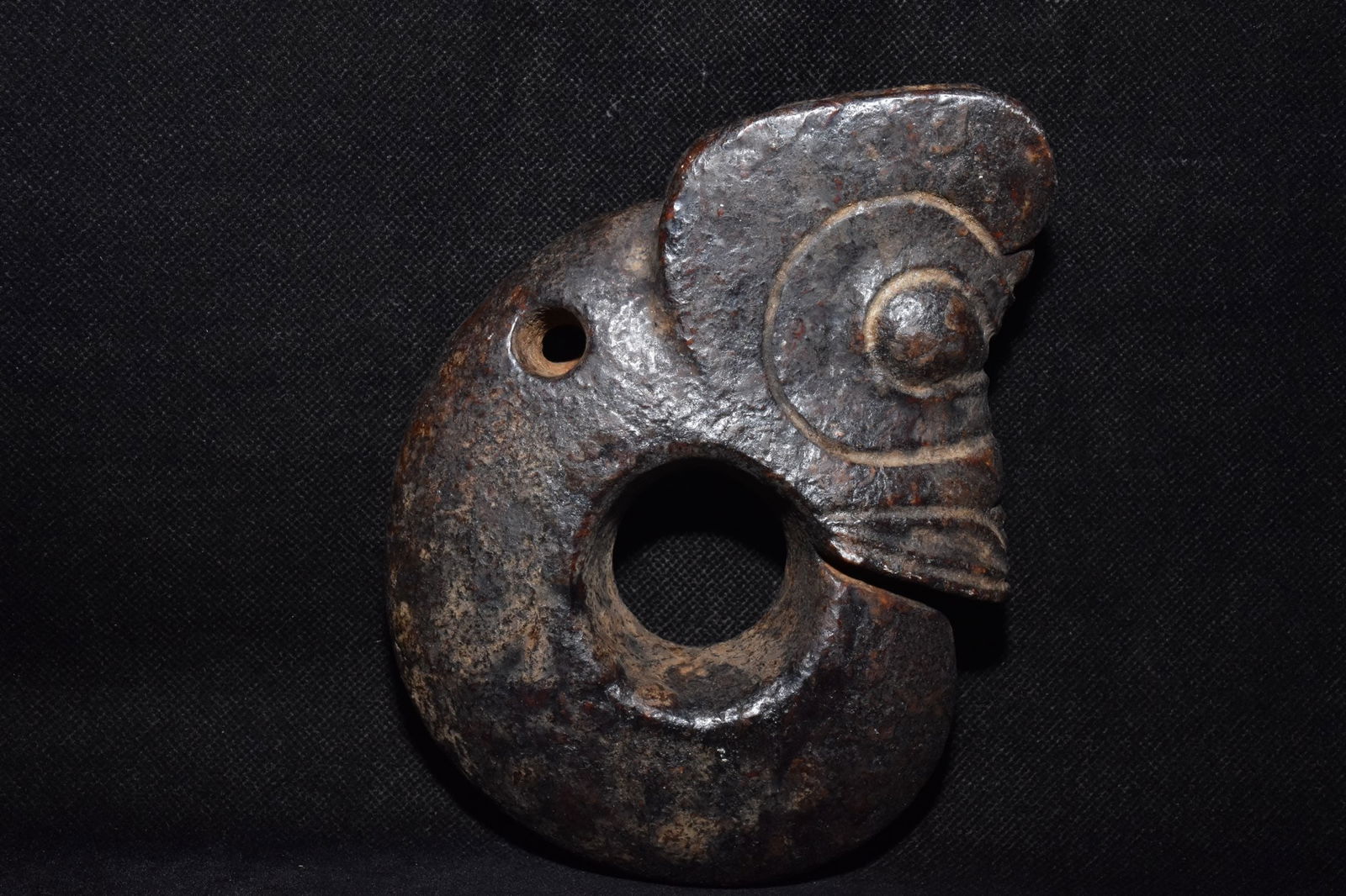 Chinese Hongshan culture jade carved ornaments (1 of 10)