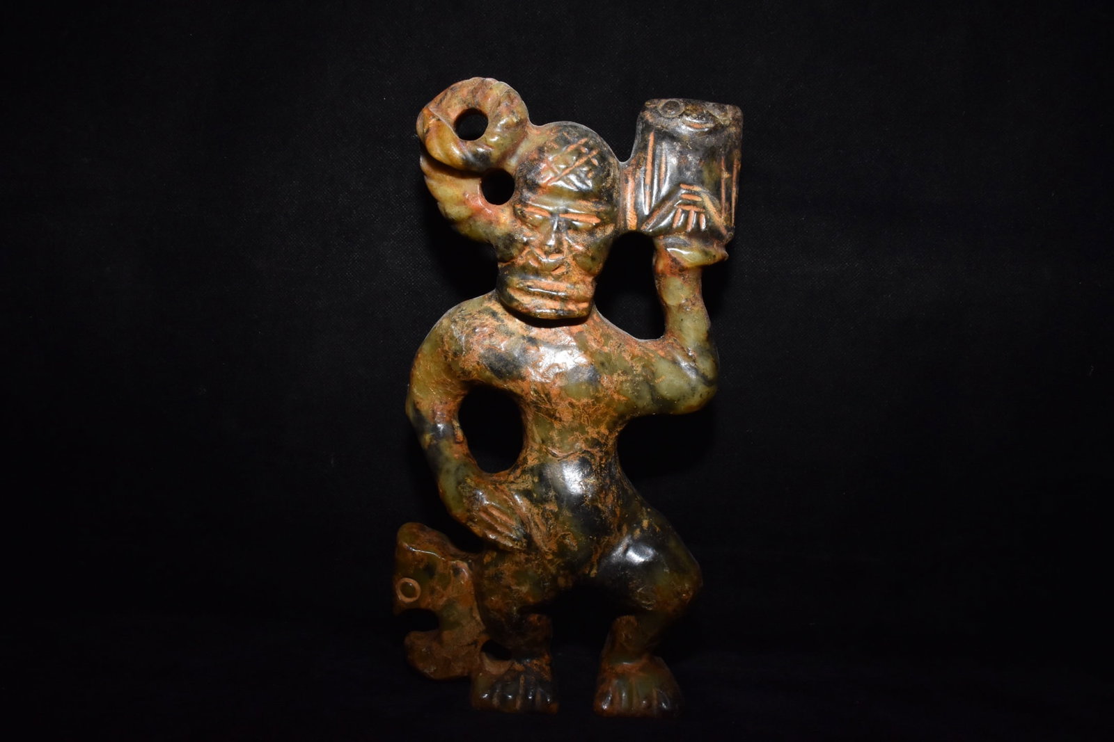 Chinese Hongshan culture jade carved ornaments (1 of 10)