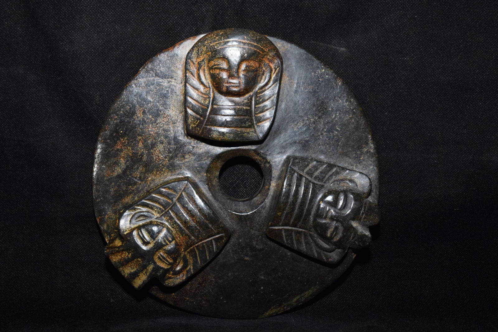 Chinese Hongshan culture jade carved ornaments (1 of 10)