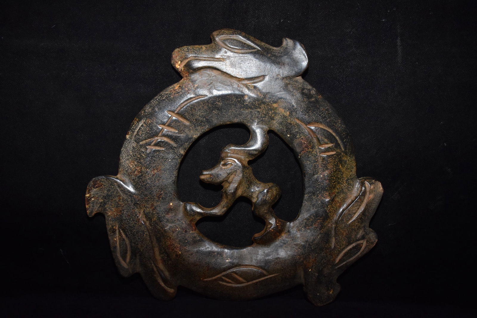 Chinese Hongshan culture jade carved ornaments (1 of 10)