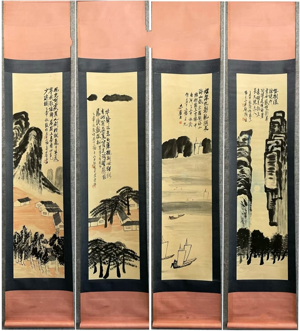 Chinese scroll painting Qing dynasty Qi Baishi (1 of 20)