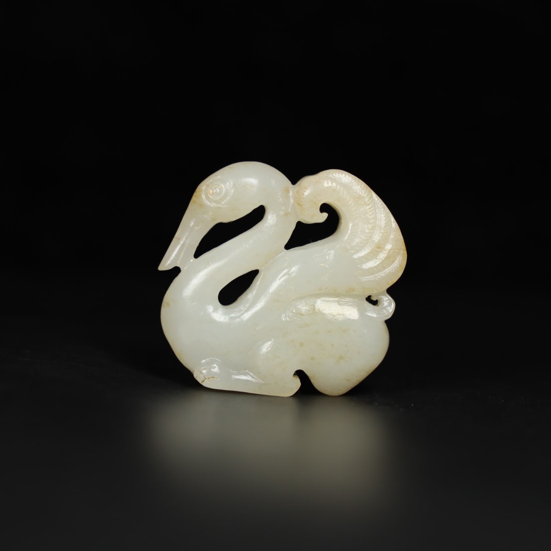 Chinese natural jade carved ornaments Qing dynasty (1 of 9)